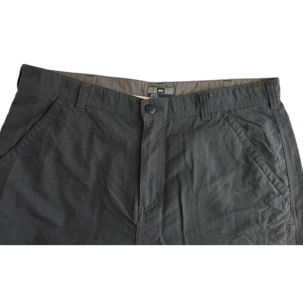 Men's 36x30 Rei Outdoor Lightweight Hiking Pants Upf50 Nylon BLACK